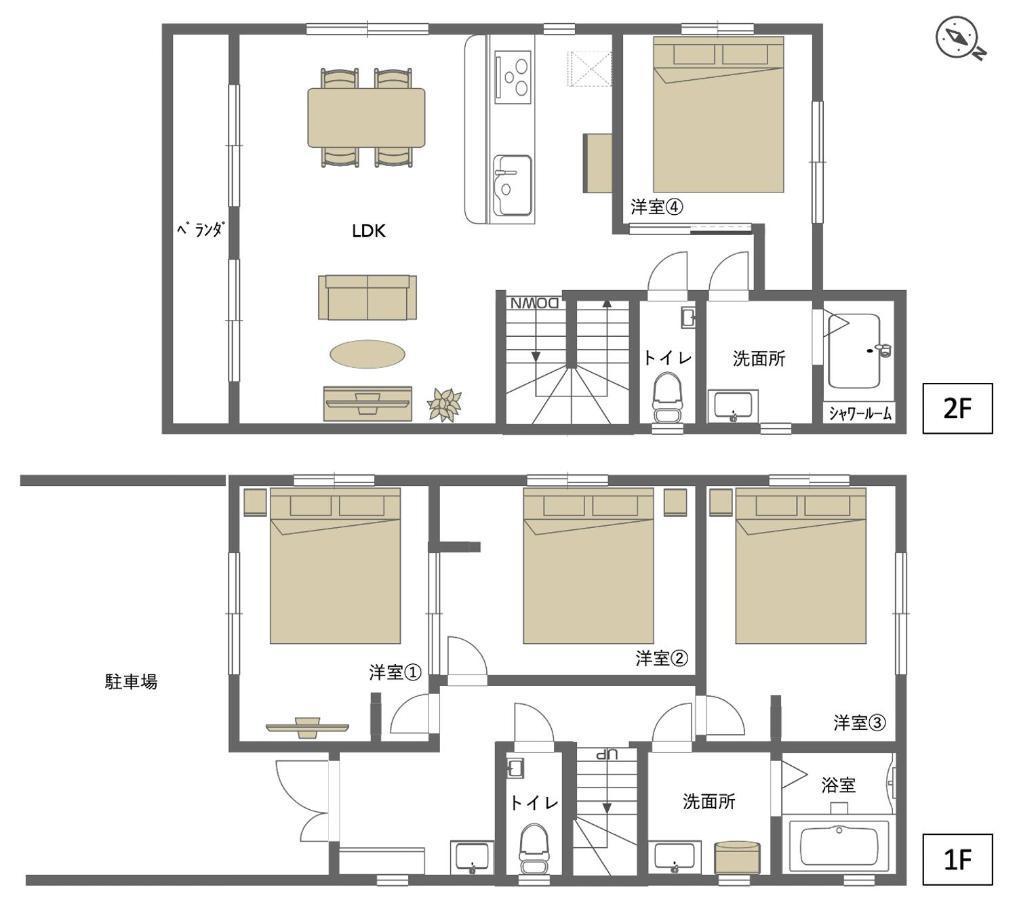 Yofuke House Lägenhet Exteriör bild